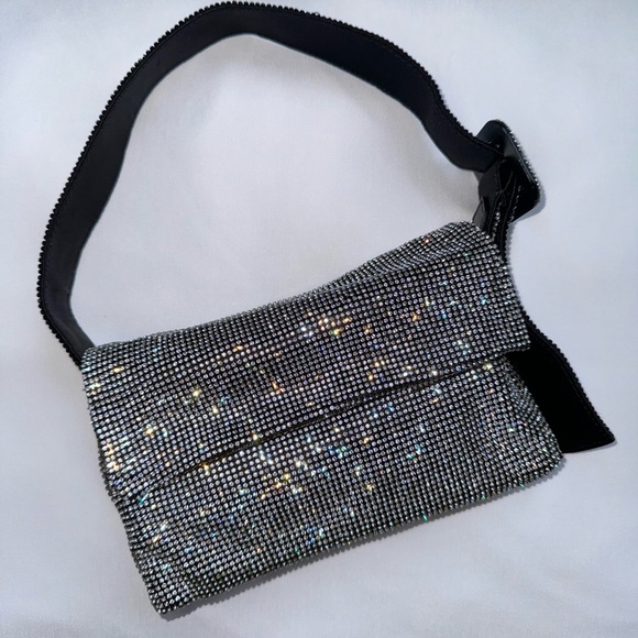 Benedetta Bruzziches Handbags - Benedetta Bruzziches Crystal Rhinestone Embellished Mini Bag